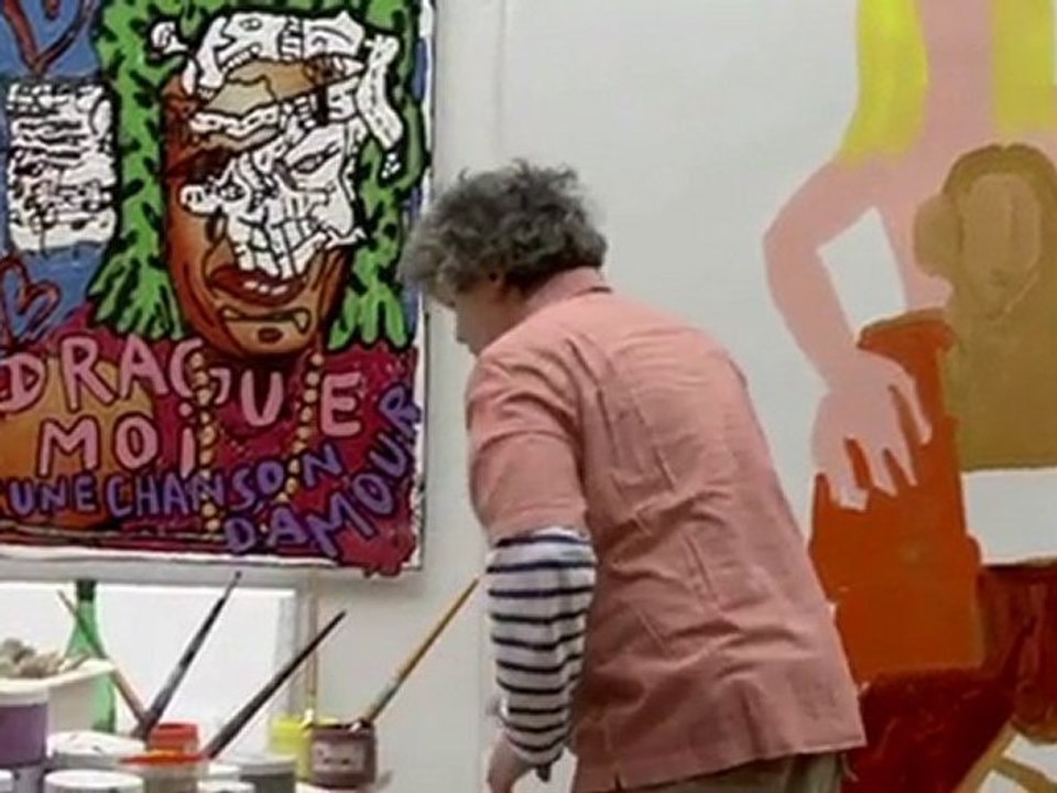 Robert Combas  Paroles Peintes  / Réalisation Olivier Taïeb