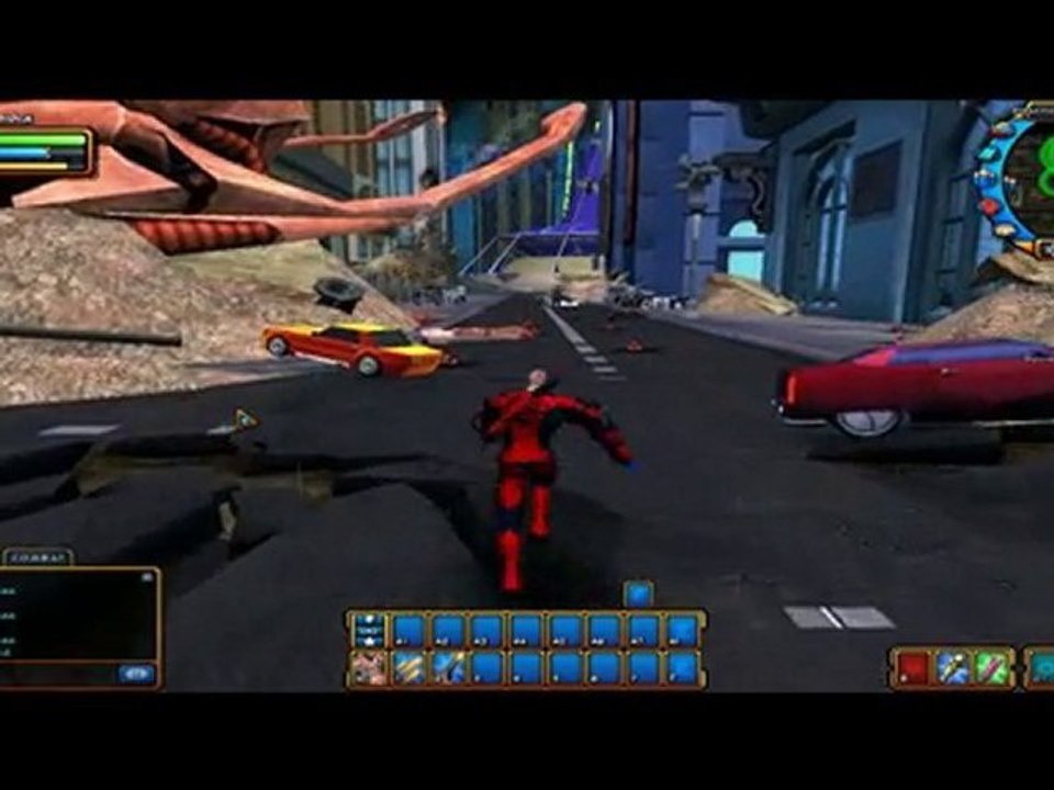 Gameplay de Champions Online par Jeuxvideoz.net