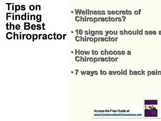 Best Providence Chiropractors