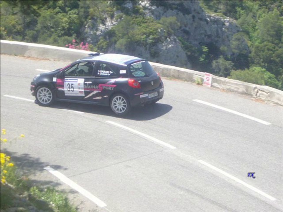 rallye sainte baume 2010 es8 1ere partie