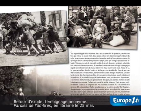 Paroles de l'ombre, lettre d'anonyme