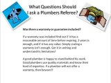 Plumber Dublin Great Questions to ask a Plumbers Referee