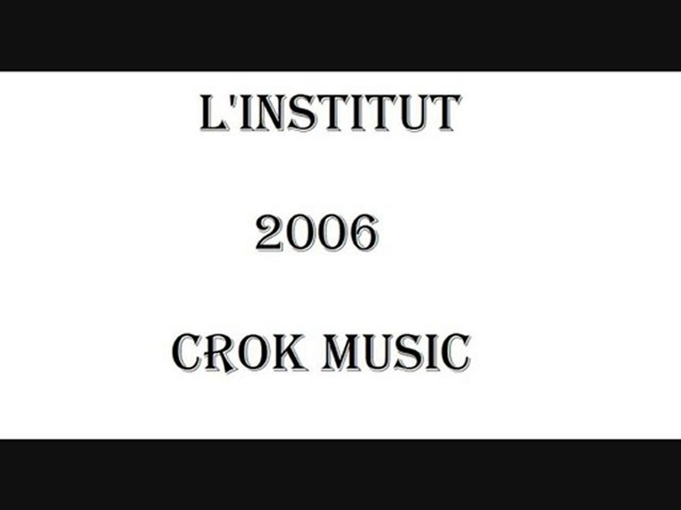L'INSITUT - CROK MUSIC 2006