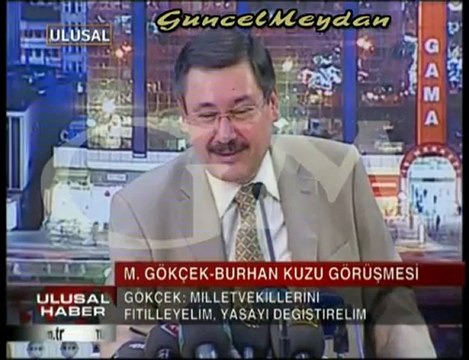 MELİH GÖKÇEK'TEN ŞAKA GİBİ - BURHAN KUZU TELEFON GÖRÜŞMESİ
