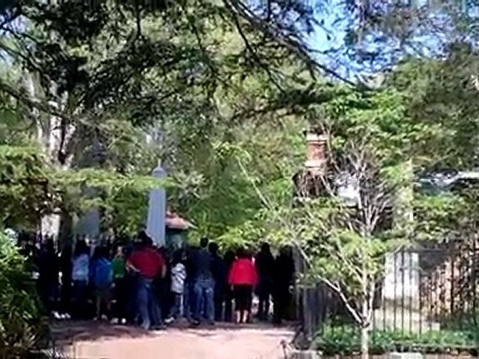 Arrivée tombeau George Washington