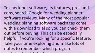 Can I Be My Own Wedding Planner Using a Computer?
