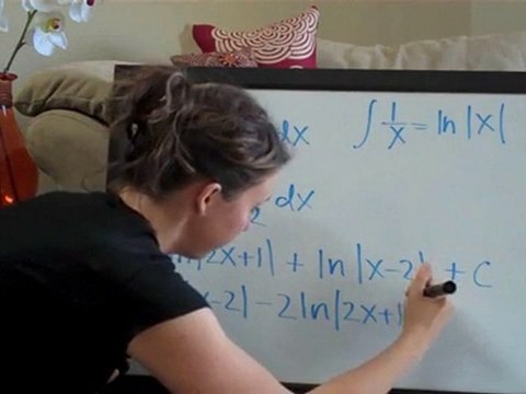 How to- Partial Fractions Example 1 Part 2