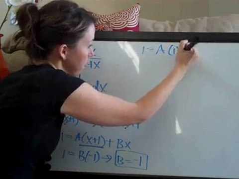 How to- Partial Fractions Example 3