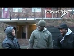 Roller Blading Gangsta Rapper Spits A Freestyle LMAO!!!