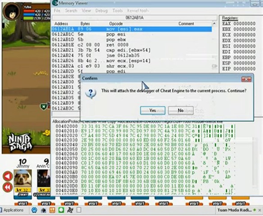 Hack Ninja saga One hit kill