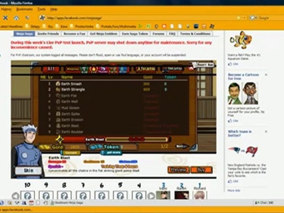 How to buy skills for free on ninja saga hack, cheat, ...