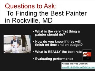 Best Painting Rockville MD Contractor