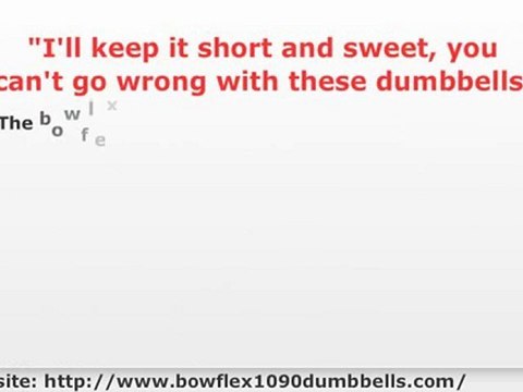 Bowflex 1090 Dumbbells Review