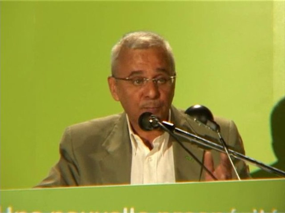 Jacky Morael au congrès socio-économique d'Ecolo, 23/05/2010
