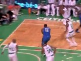 Dwight Howard gets the feed from Jameer Nelson and throws do