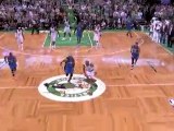 Ray Allen strips the ball from Vince Carter then races the o