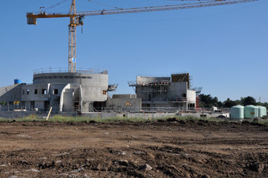 CAP D'AGDE - 2010 - Visite de chantier du centre aquatique du Cap d'Agde