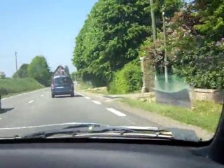 ballade en voiture de sport decapotable