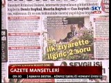 25 Mayıs 2010 Gazete Manşetleri