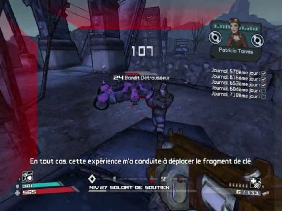 28) Walkthrough Borderlands - Tannis, Journaux et RCE