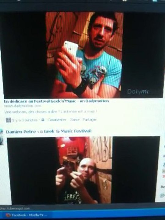 Davy & Poulpe en multivision pour GEEK & MUSIC