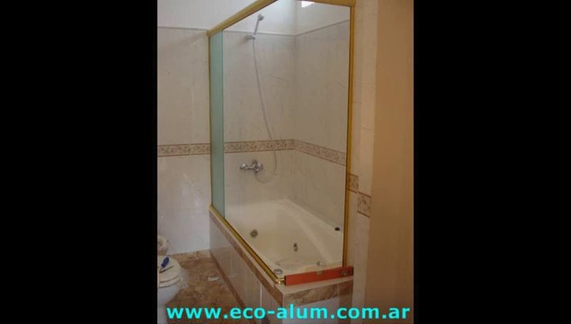 Mamparas para Baño Especial en L con Cristales Templado de 8 mm de Espesor eco-alum®
