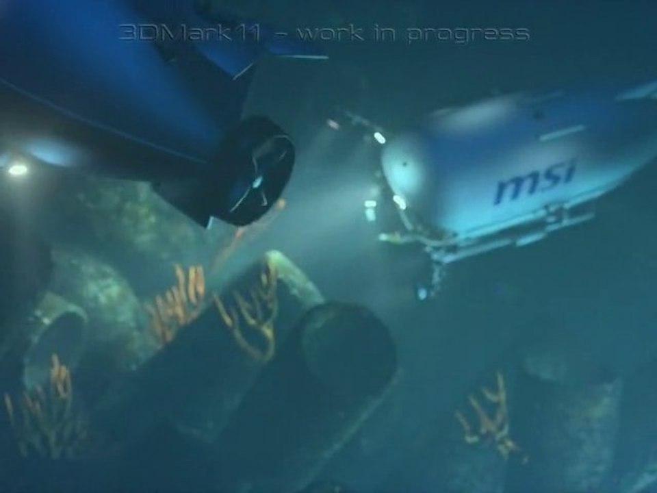 3D Mark 2011 - Démo technologique Deep Sea
