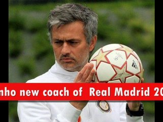 Jose Mourinho new Coach of Real Madrid 2010 2011
