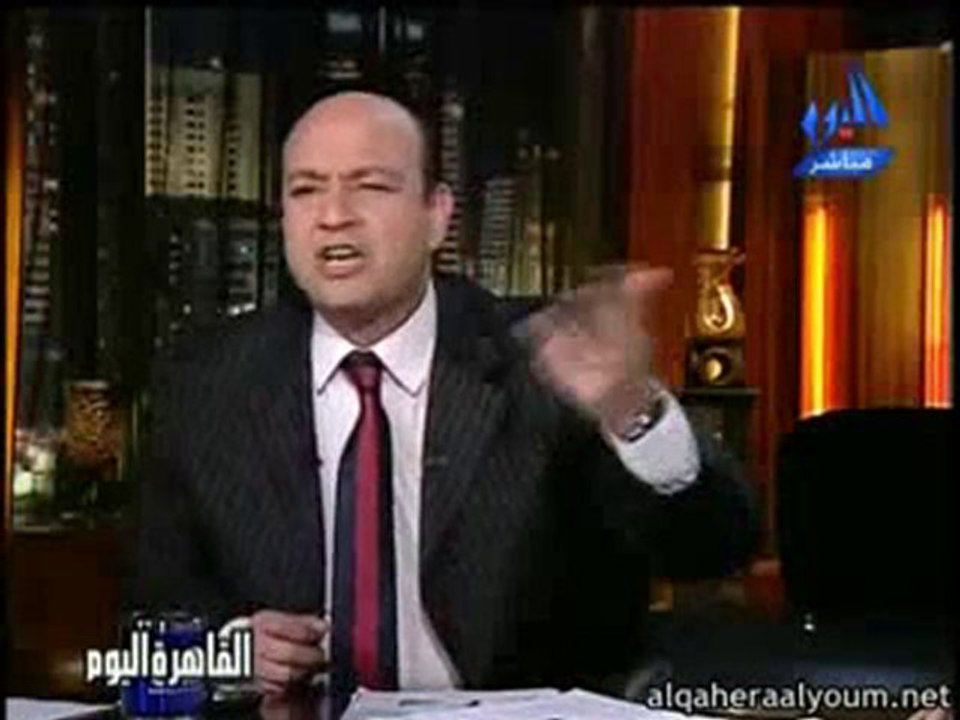 عمرو أديب يطلق النار على سمير زاهر