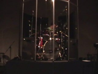 me playing the drums at church