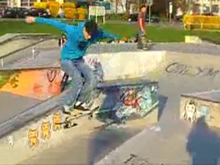 Faceplant en skate board