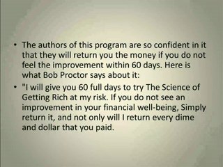 The Science of Getting Rich Program
