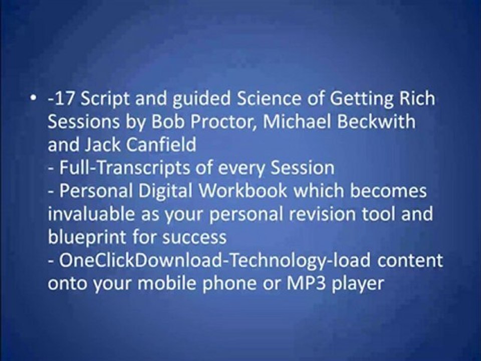 The Science of Getting Rich