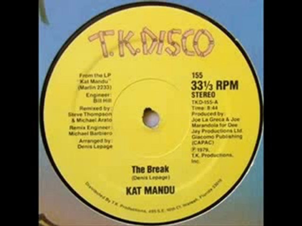 70's disco music - Kat mandu - The Break 1979