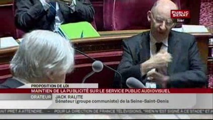 SEANCE,Séance - Proposition de loi sur le maintien de la publicité après 20h