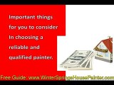 Finding and Hiring the Best Winter Springs House Painter