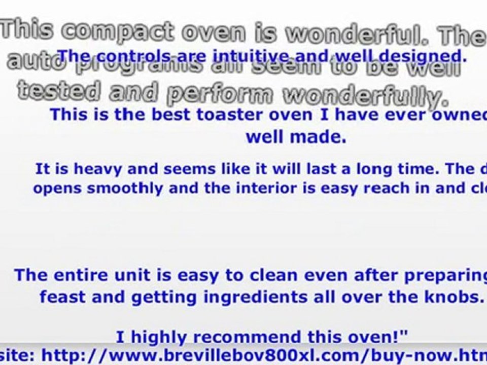 Breville BOV800XL Toaster Oven Review