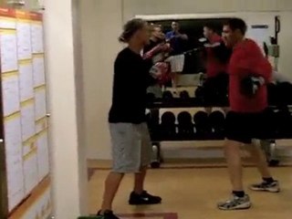 Workouts at Hotel the night Before Weigh In