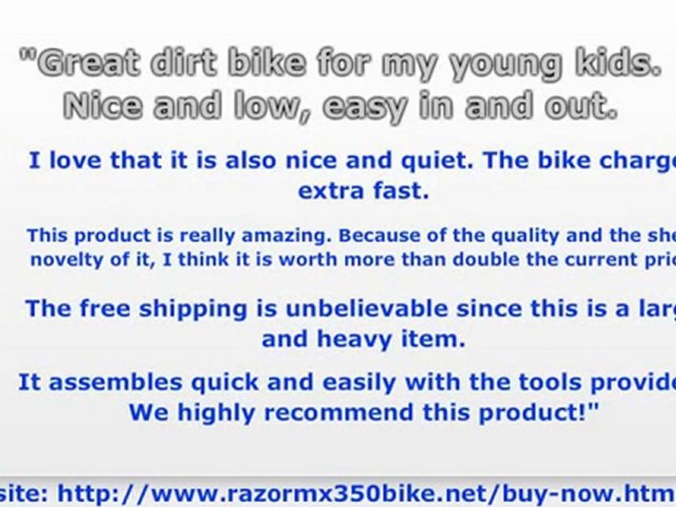 Razor MX350 Bike