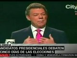 Últimos debates presidenciales en Colombia