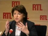 Martine Aubry, première secrétaire du Parti socialiste : L