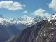 Chaîne du Mont Blanc, vue du barrage d'Emosson