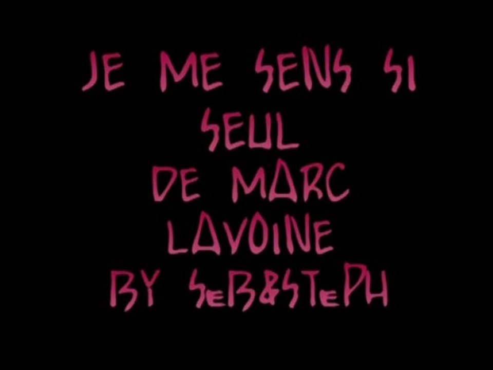 je me sens si seul by seb&steph
