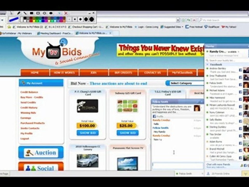 MyTVBids New Reverse Auctioning Site