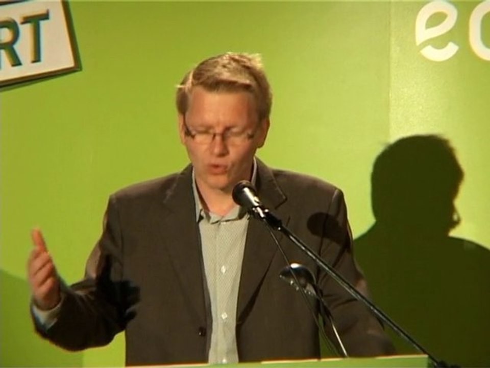 Georges Gilkinet, congrès socio-économique d'Ecolo, 05/2010