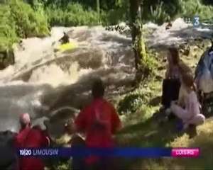 JT FR3 Limoges - Kayak sur la Vézère - 19/20 du 24 mai 2010