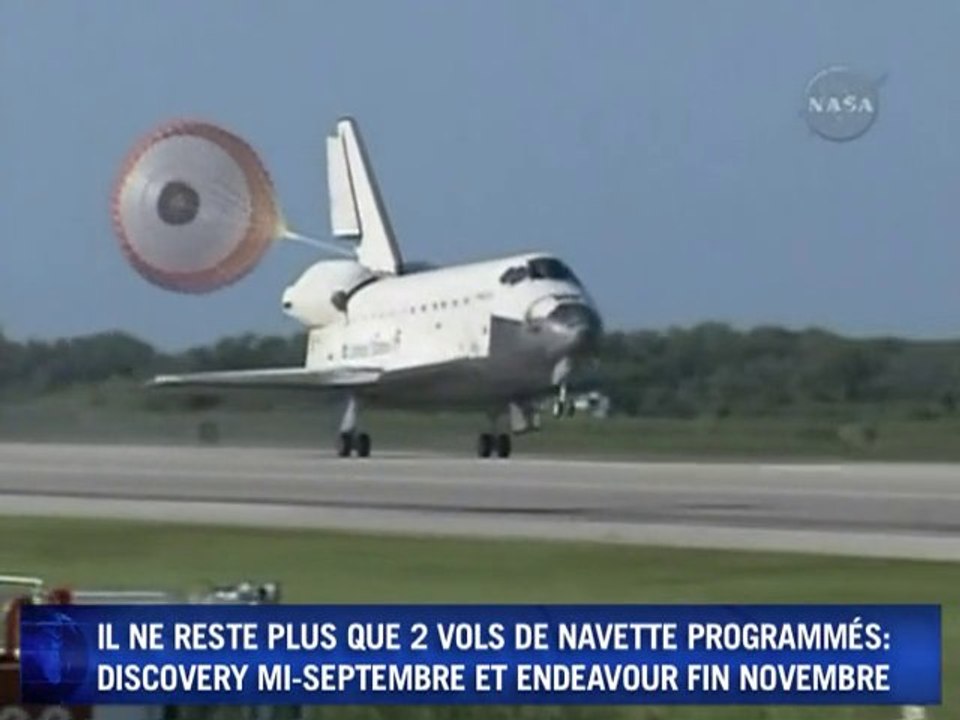 La navette Atlantis boucle sa dernière mission spatiale