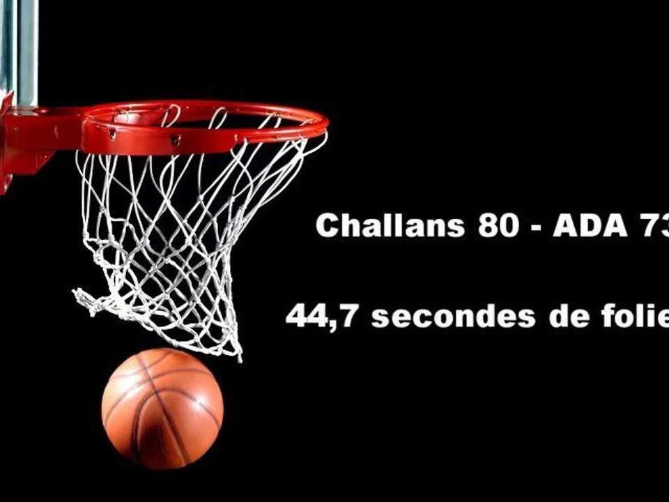 Play Off Challans - ADA BLOIS     44.7 secondes de folie...!