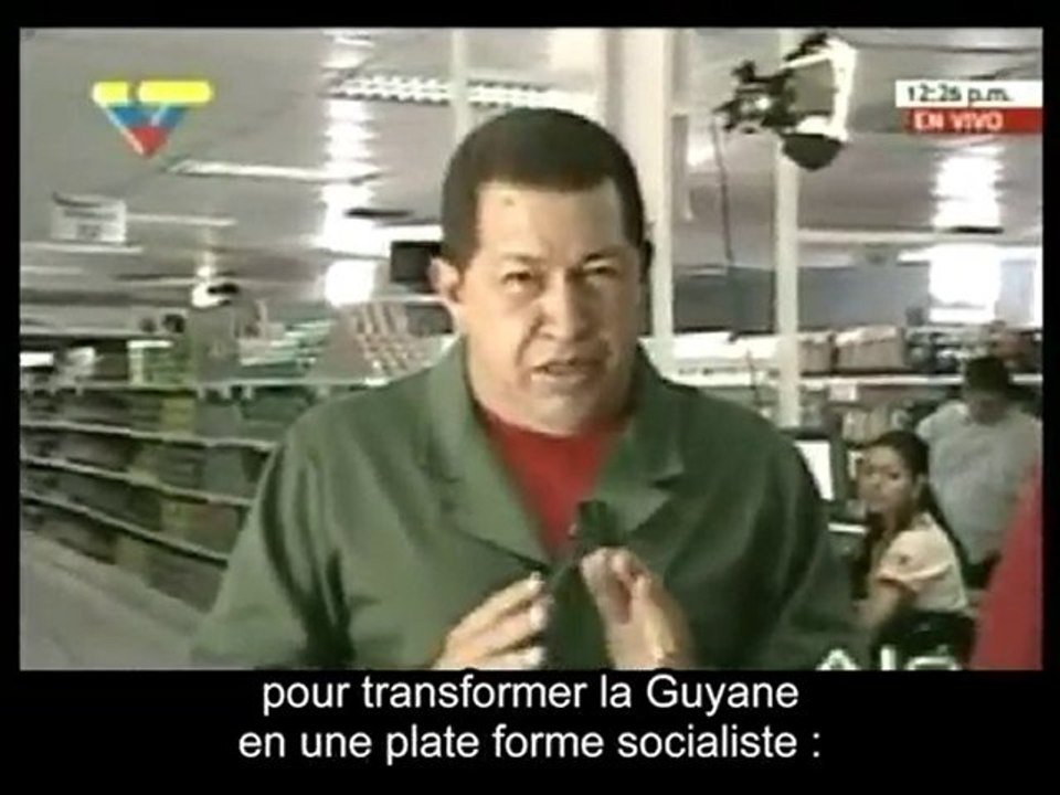 Chavez et la crise : comparez avec nos politiciens ! VOSTFR