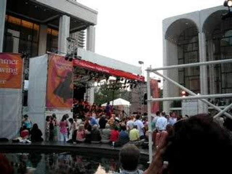 Mid summer swing at Lincoln Center